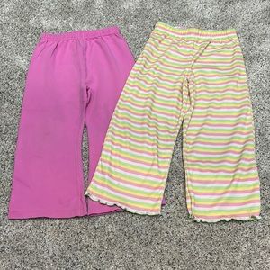 2 pair size 3T pants. Striped pants are wonderkids